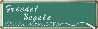 Friedel Wegele Visitenkarte